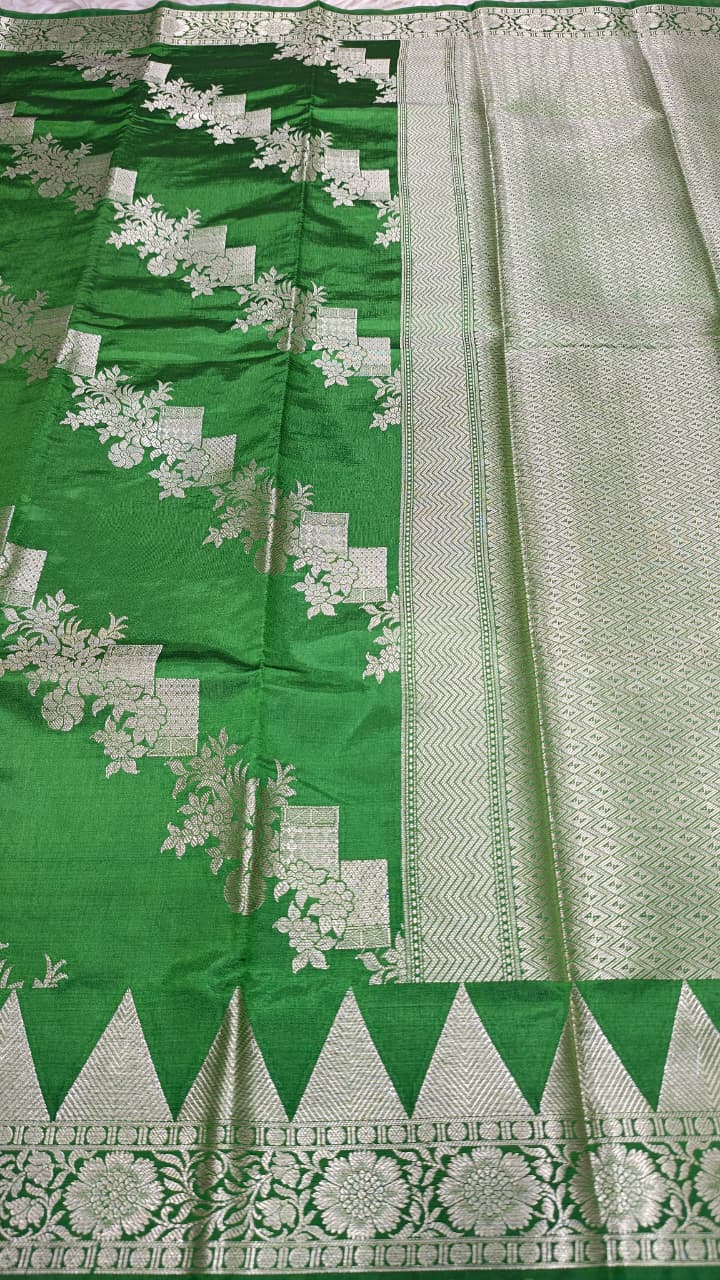 Dupion silk saree