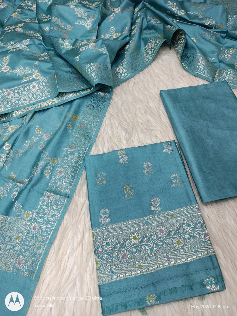 Malmal Cotton 3 Pce Suit