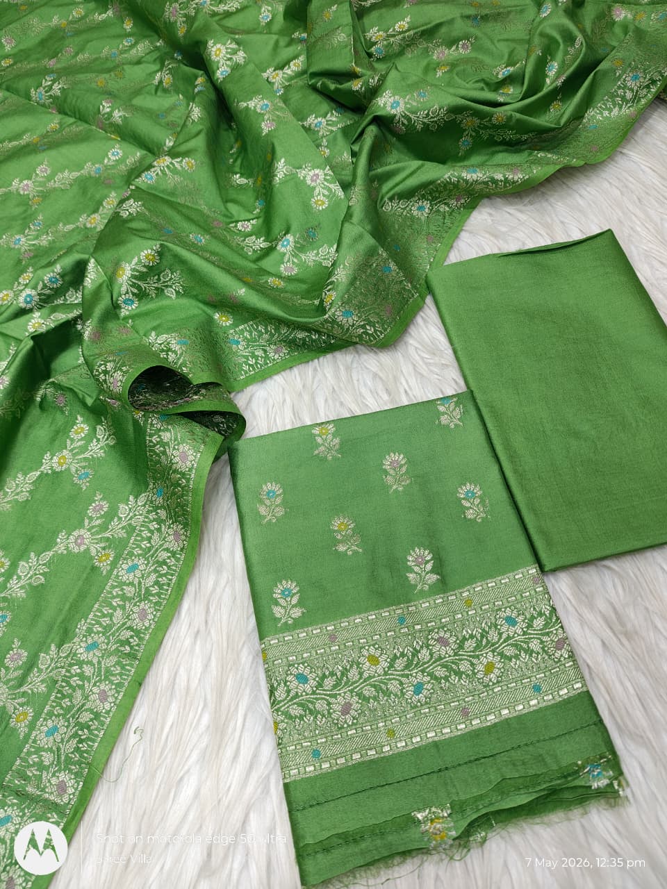 Malmal Cotton 3 Pce Suit
