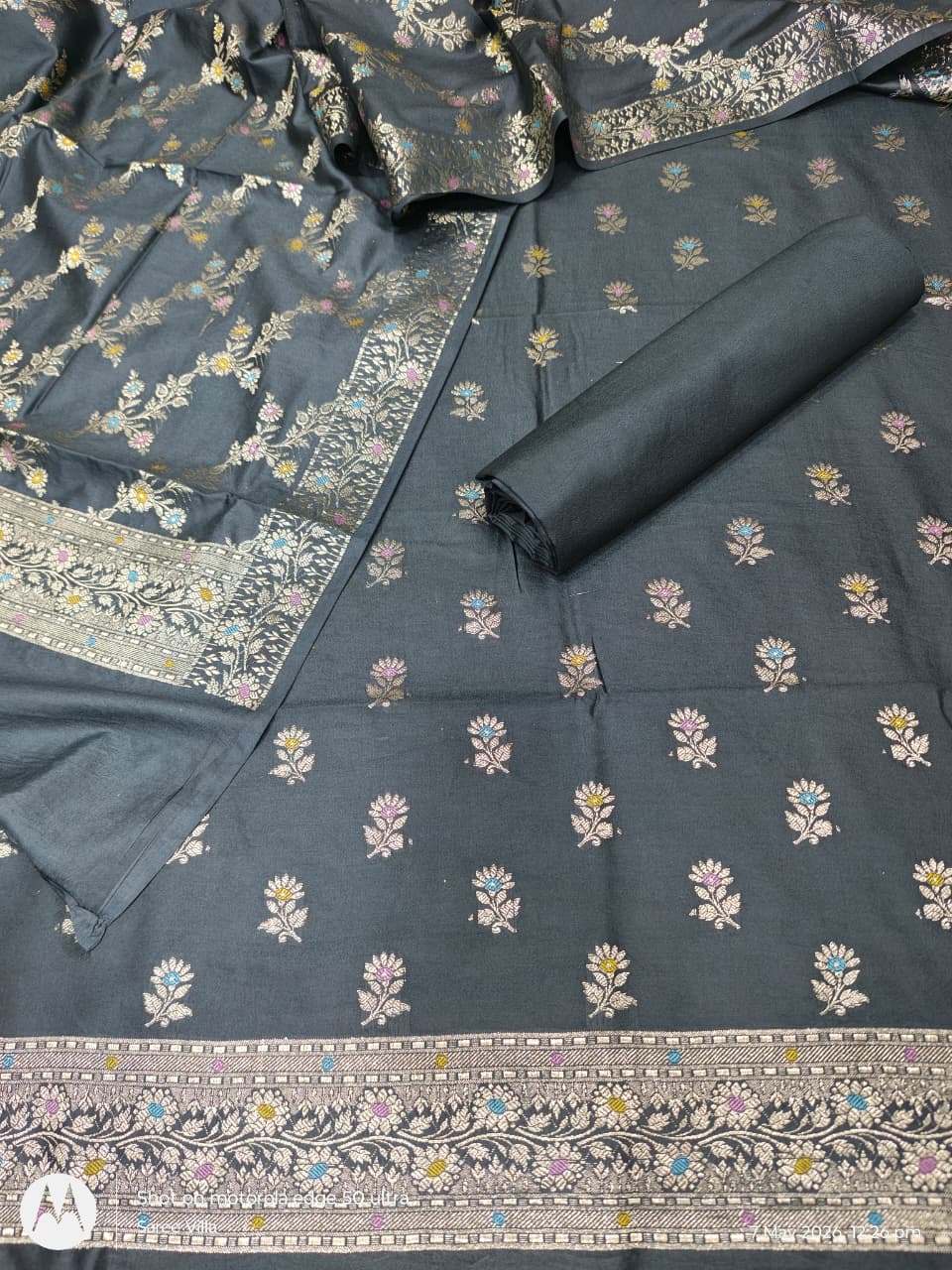 Malmal Cotton 3 Pce Suit
