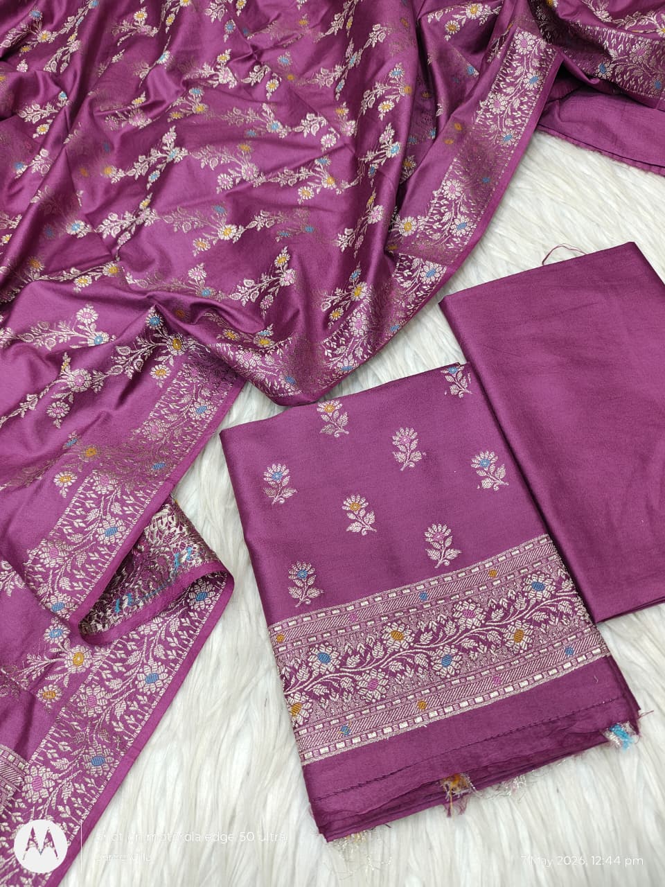 Malmal Cotton 3 Pce Suit
