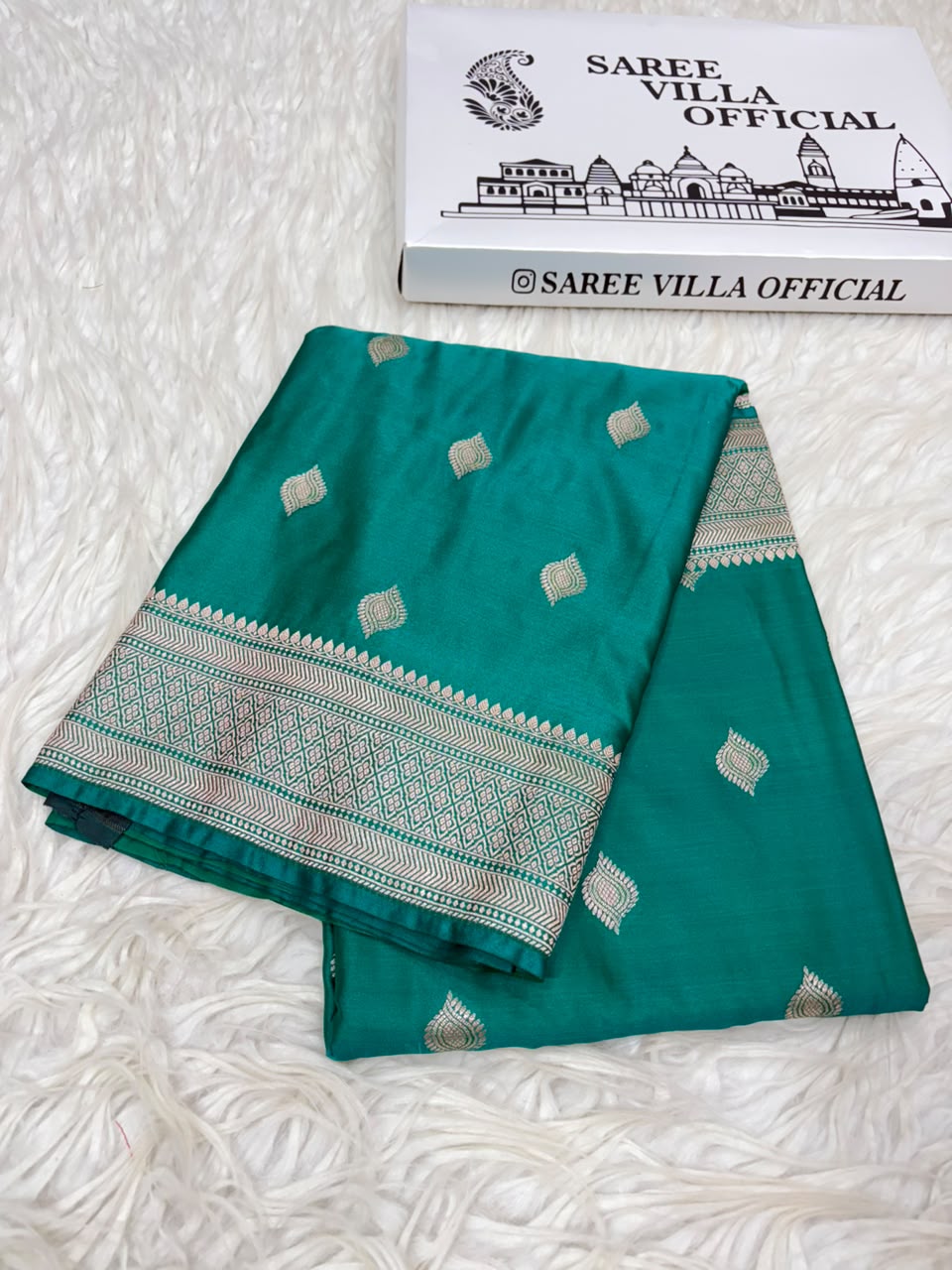 Premium Banarasi Mashru Katan Silk Saree Allover Zari Minakari Weave