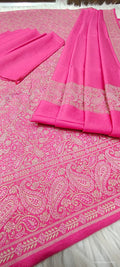 Mulberry Cotton Jamewar 3 Pcs Suit