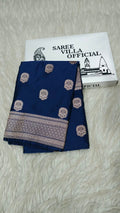 Premium Banarasi Mashru Katan Silk Saree Allover Zari Minakari Weave