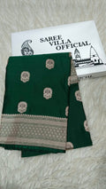 Premium Banarasi Mashru Katan Silk Saree Allover Zari Minakari Weave