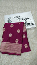 Premium Banarasi Mashru Katan Silk Saree Allover Zari Minakari Weave