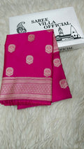Premium Banarasi Mashru Katan Silk Saree Allover Zari Minakari Weave
