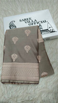 Premium Banarasi Mashru Katan Silk Saree Allover Zari Minakari Weave