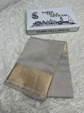 Premium Banarasi Pure Tissue Silk Saree Allover Border and Pallu Resmi Zari Weave