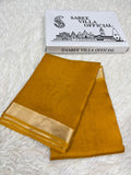 Premium Banarasi Pure Tissue Silk Saree Allover Border and Pallu Resmi Zari Weave