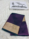 Premium Banarasi Pure Tissue Silk Saree Allover Border and Pallu Resmi Zari Weave