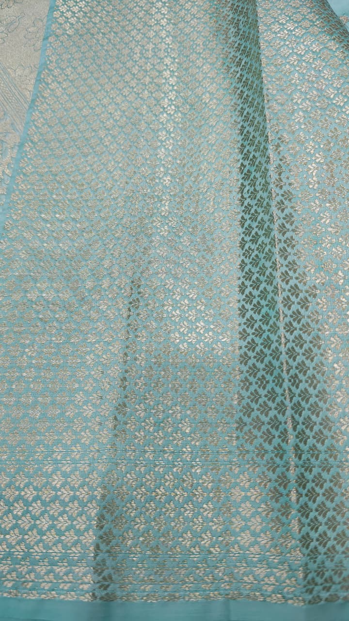 Dupion silk saree