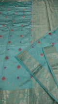 Dupion silk saree