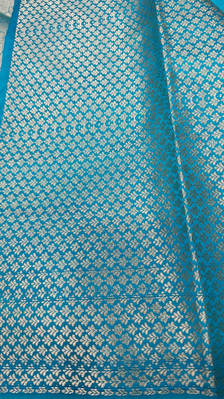 Dupion silk saree