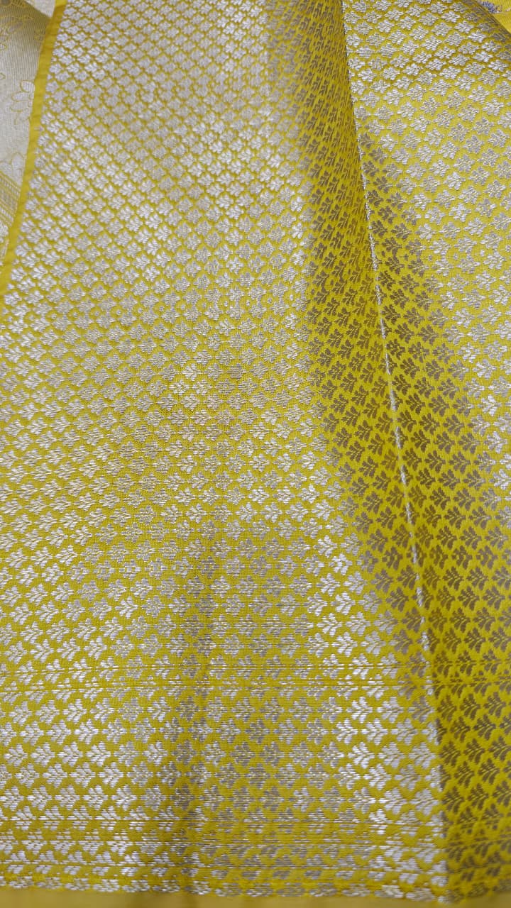 Dupion silk saree