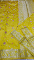 Dupion silk saree