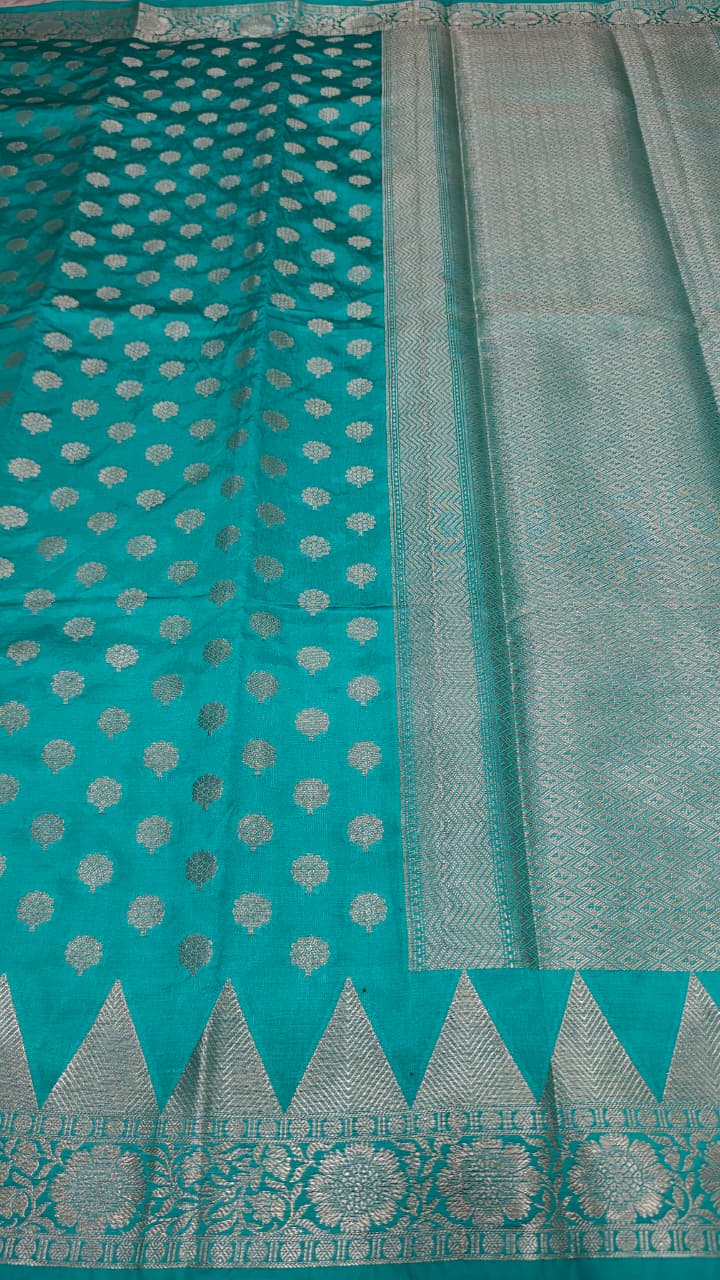 Dupion silk saree