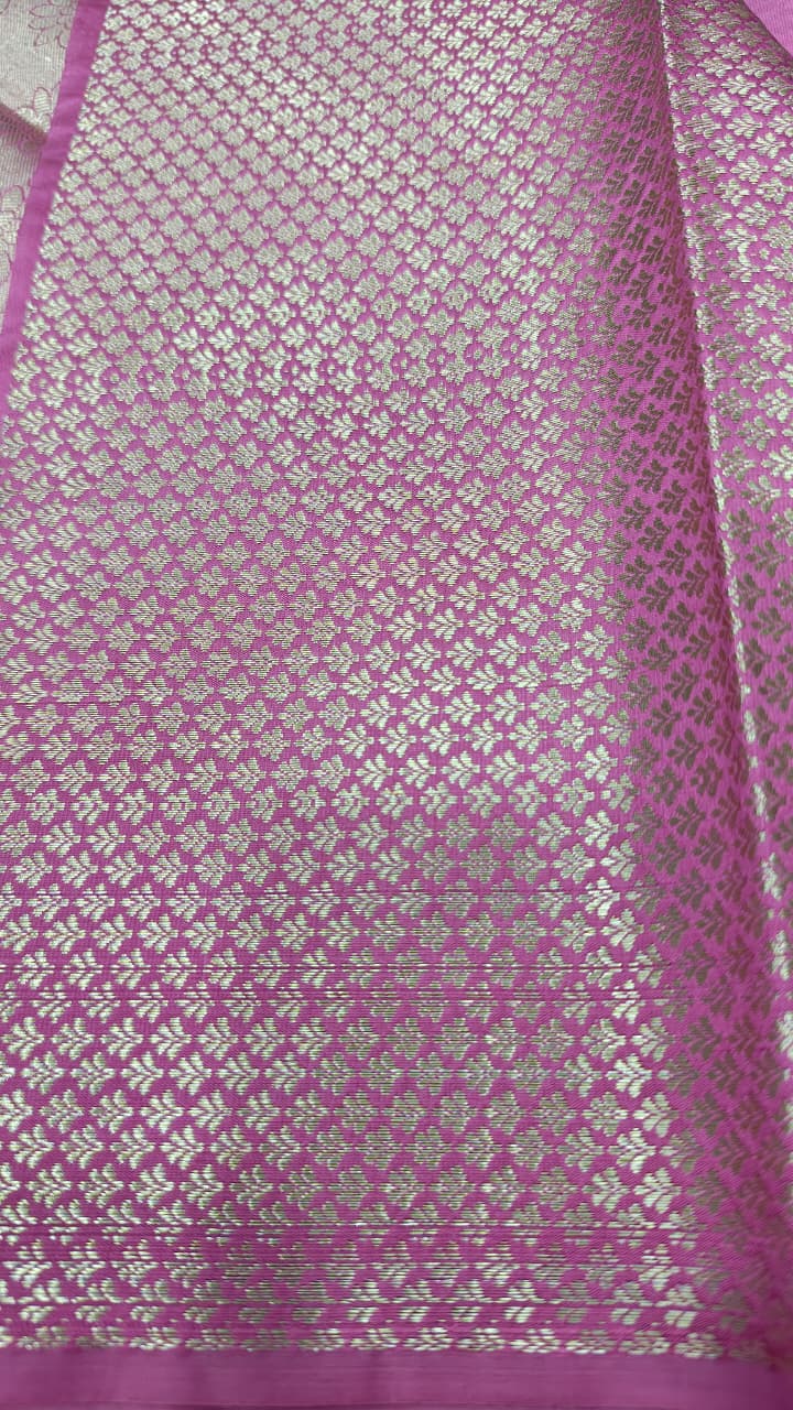 Dupion silk saree