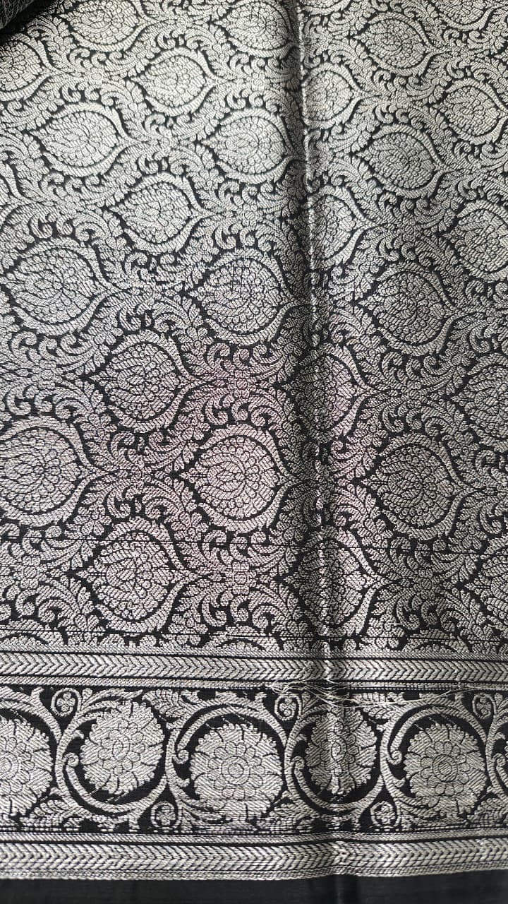 Dupion silk saree