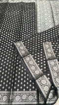 Dupion silk saree