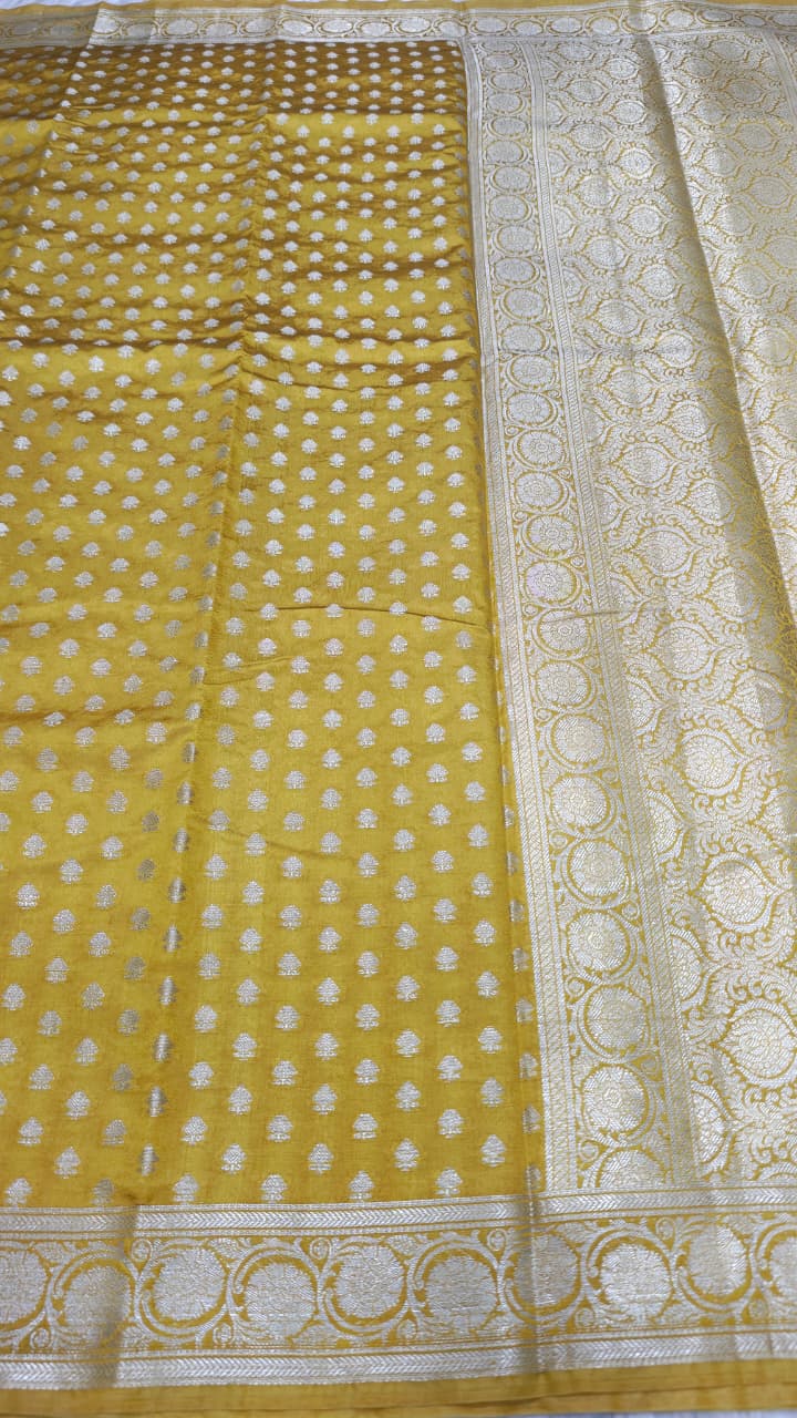 Dupion silk saree