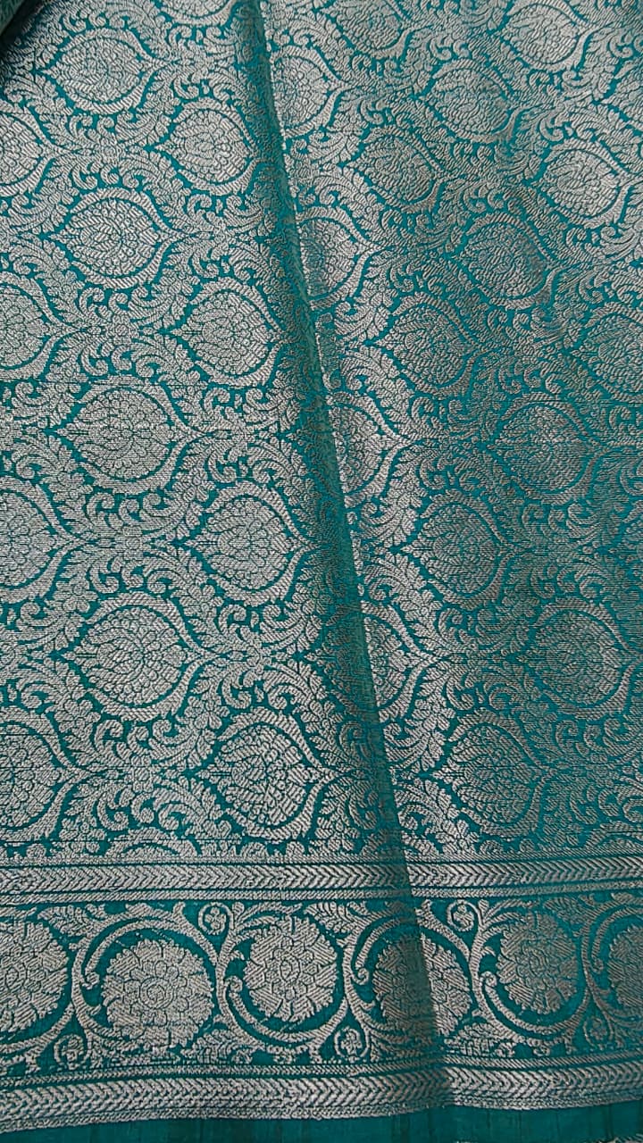 Dupion silk saree
