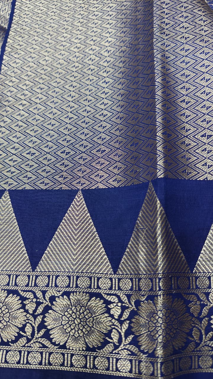 Dupion silk saree