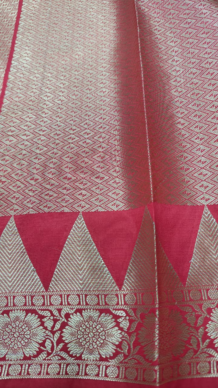 Dupion silk saree