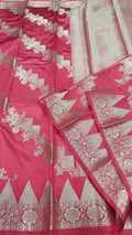 Dupion silk saree