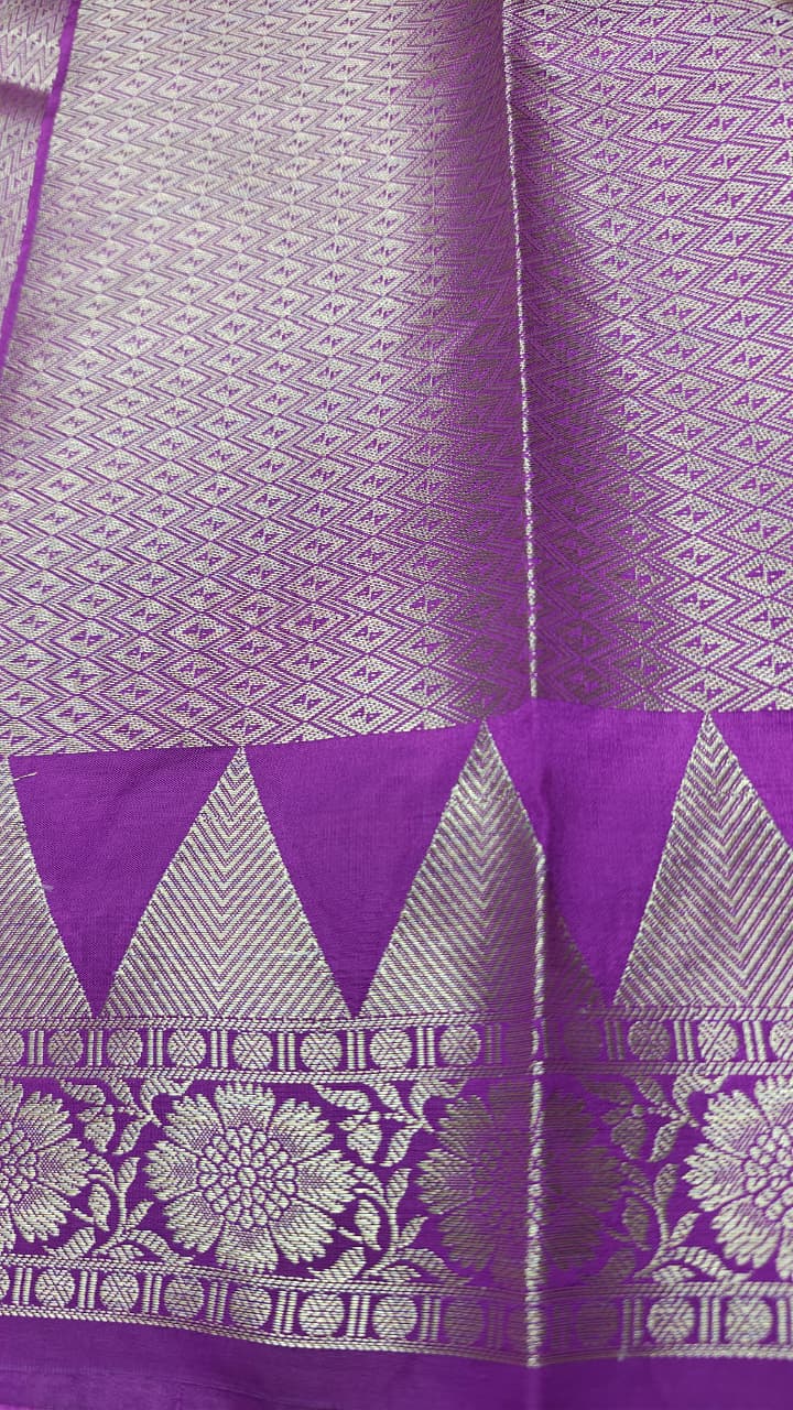 Dupion silk saree