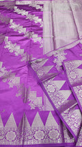 Dupion silk saree