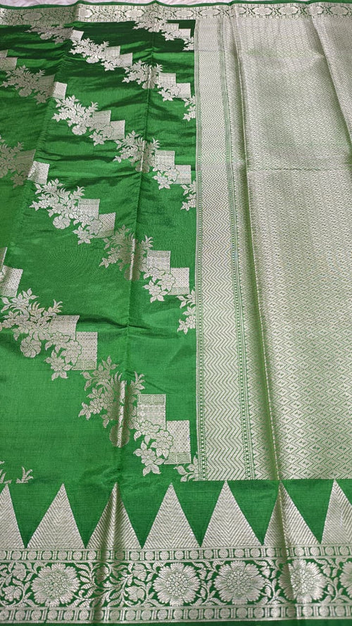 Dupion silk saree