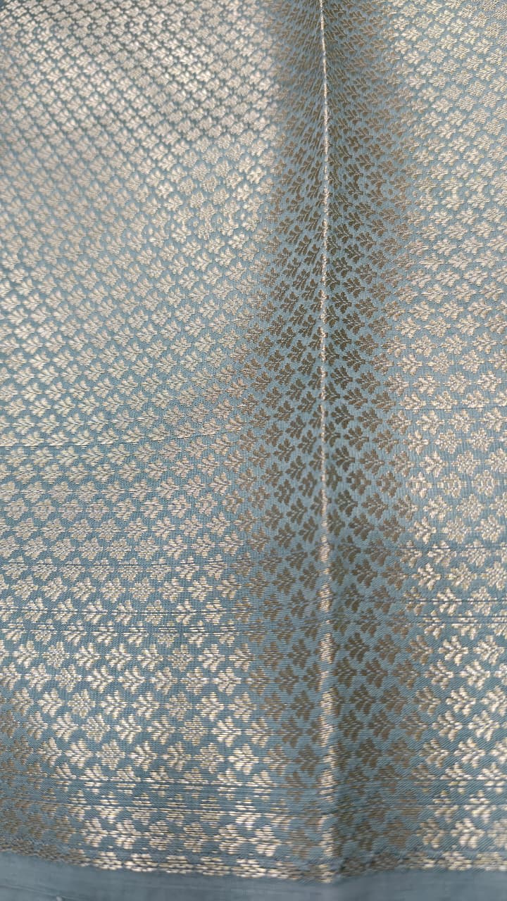 Dupion silk saree