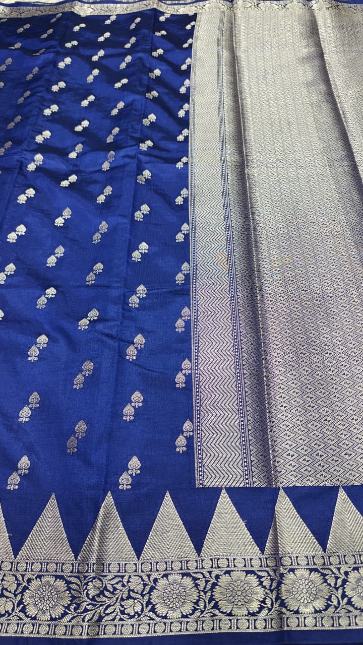 Dupion silk saree
