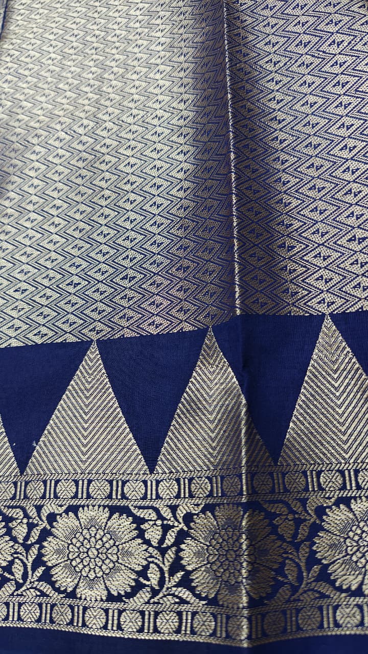 Dupion silk saree
