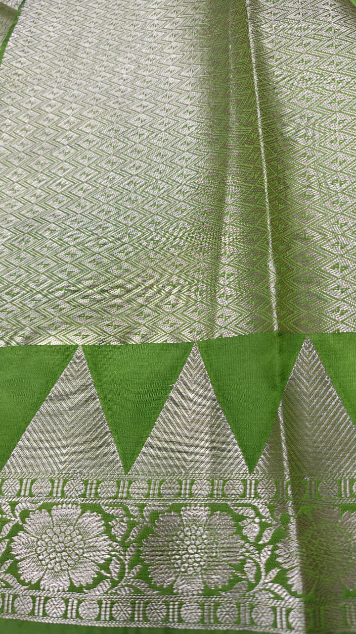 Dupion silk saree
