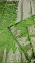 Dupion silk saree