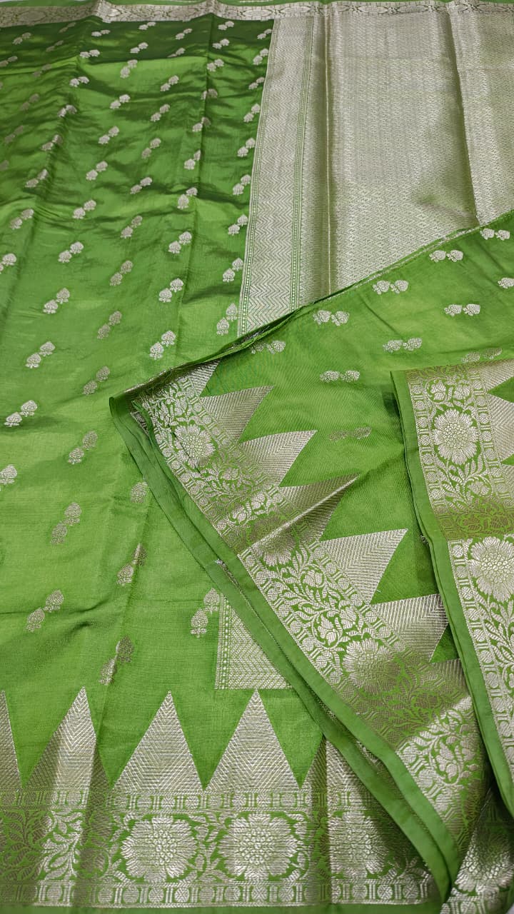 Dupion silk saree