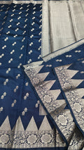 Dupion silk saree