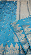 Dupion silk saree