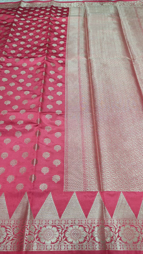 Dupion silk saree