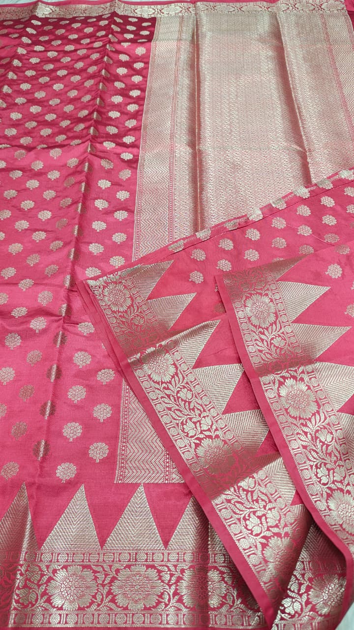 Dupion silk saree