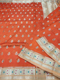 Elegant Viscose Silk Saree with Banarasi Weave