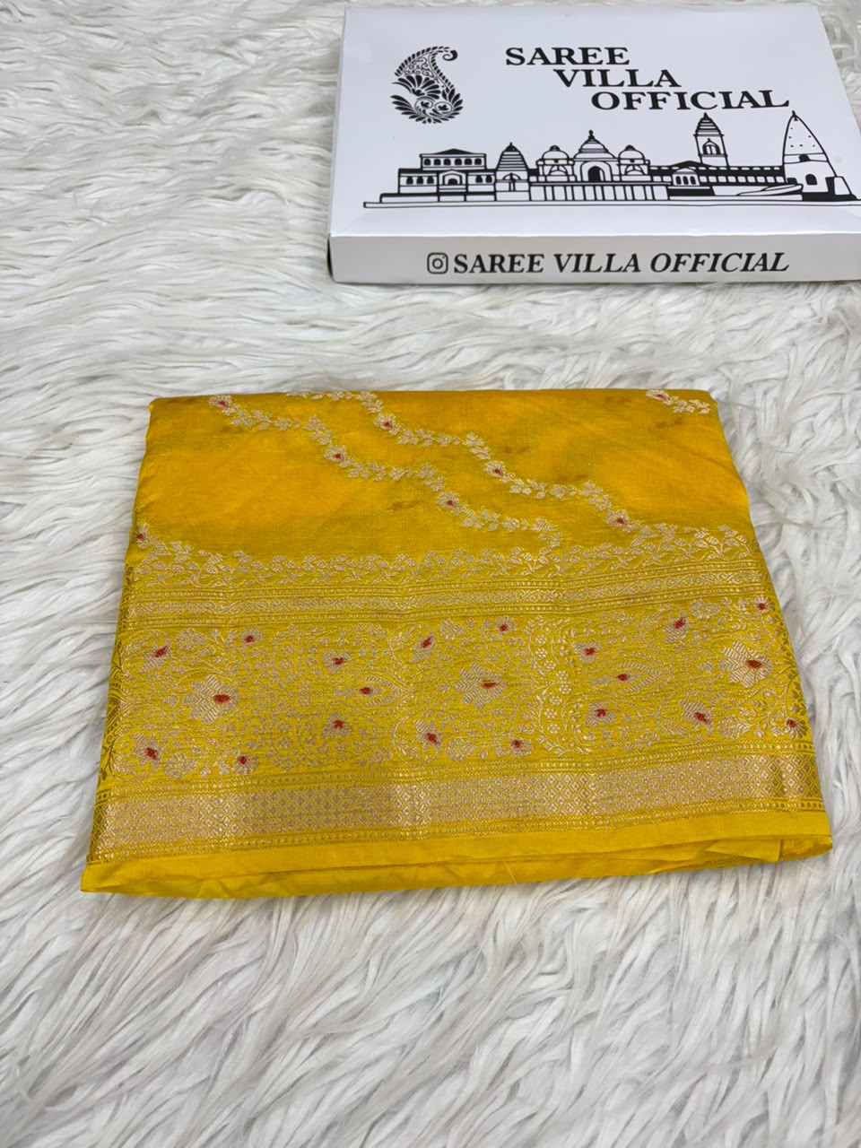 Premium Viscose Silk Allover Zari Weave Jaal Pattern Design Saree