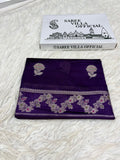 Premium Viscose Silk Allover Zari Weave Buta Pattern Design Saree