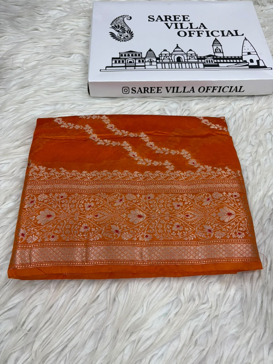 Premium Viscose Silk Allover Zari Weave Jaal Pattern Design Saree
