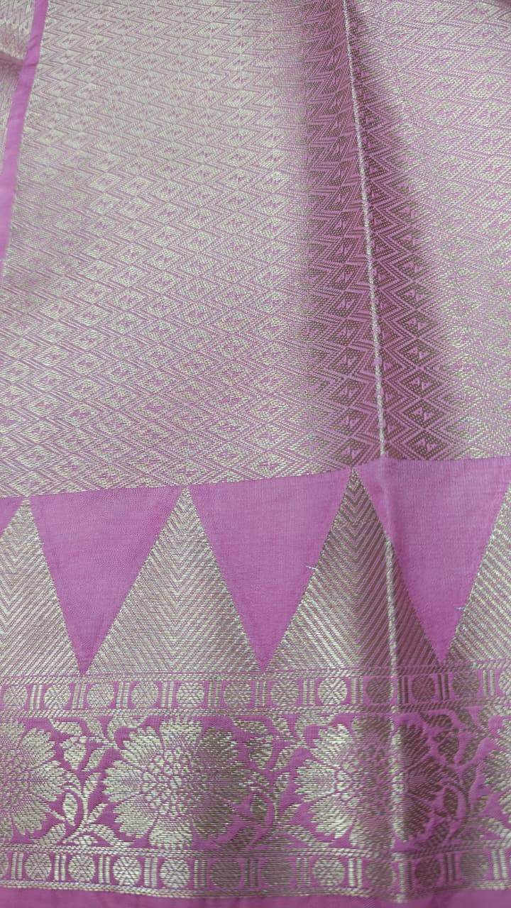 Dupion silk saree