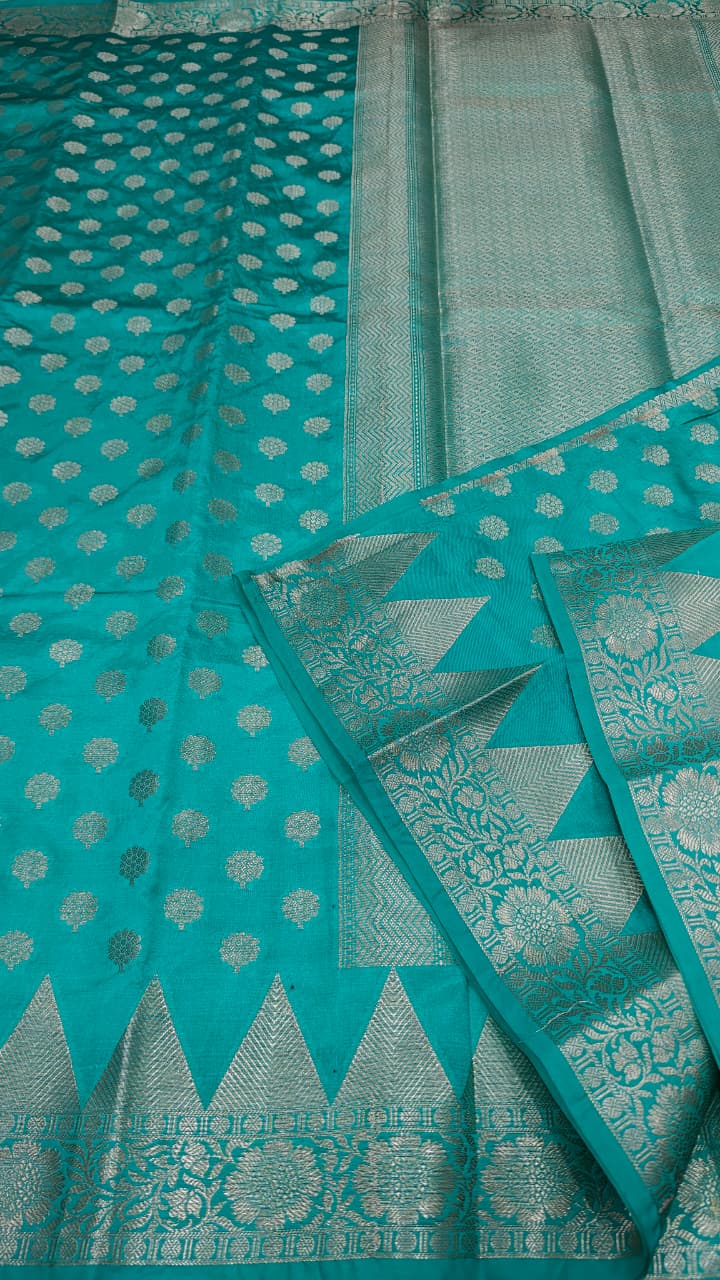 Dupion silk saree