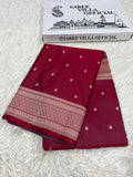Mashru Katan Chundri Buti Banarasi Border Saree