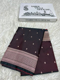 Mashru Katan Chundri Buti Banarasi Border Saree